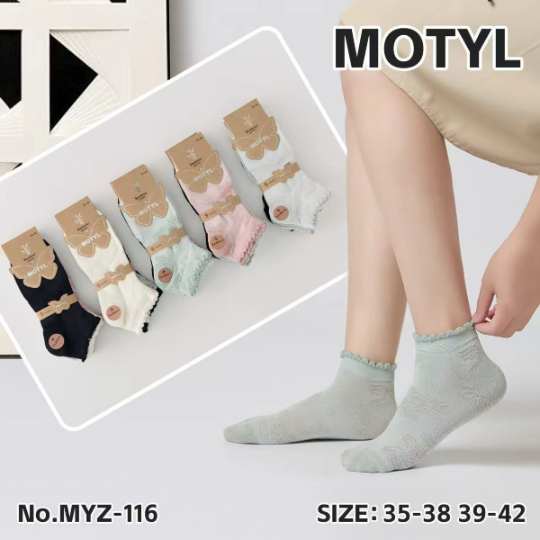 Skarpety damskie Roz 35-42, Mix kolor Paczka 40 szt